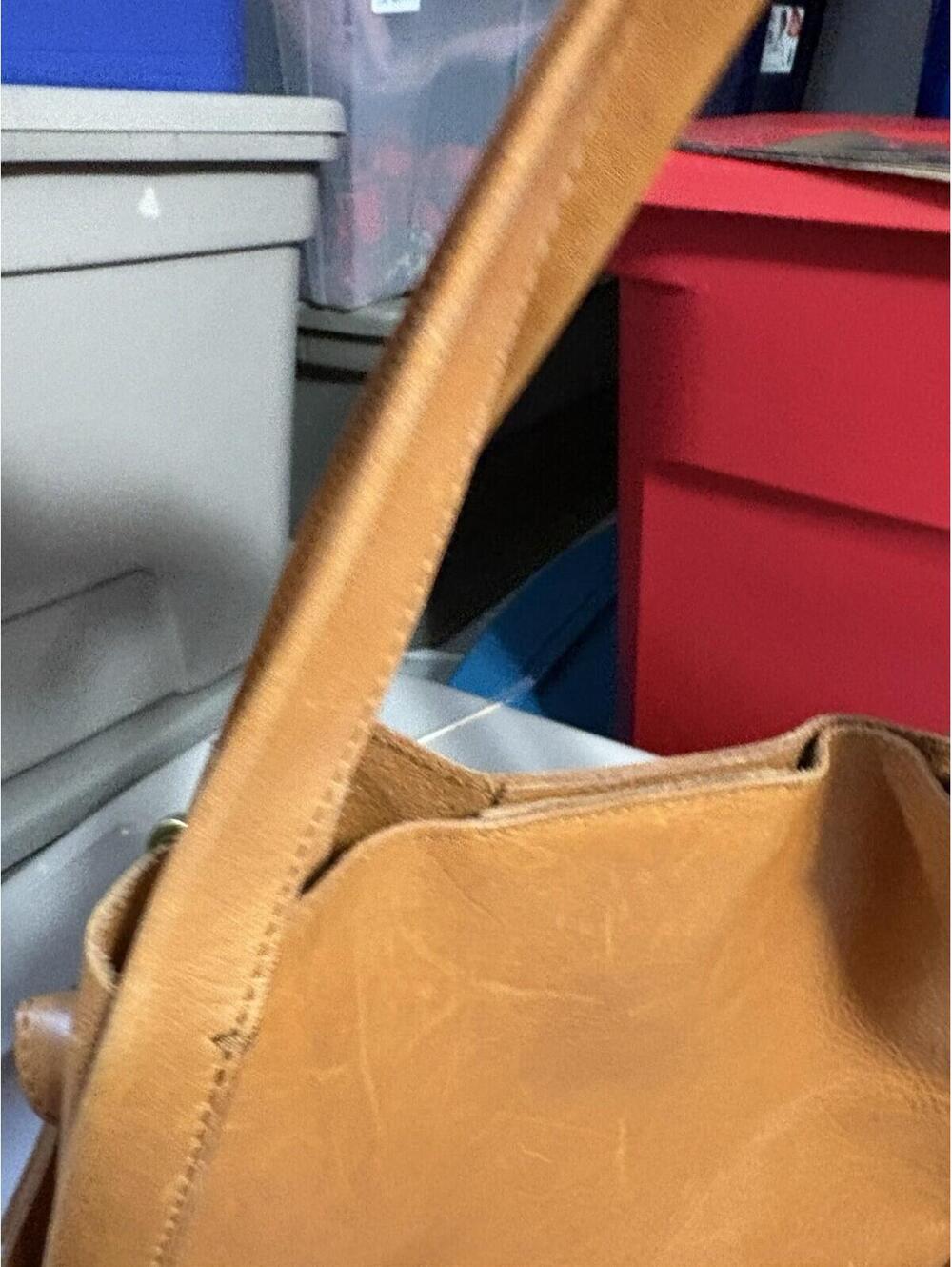Madewell X5803 Burnished Caramel Leather the Sydney Crossbody Bag - Picture 15 of 16